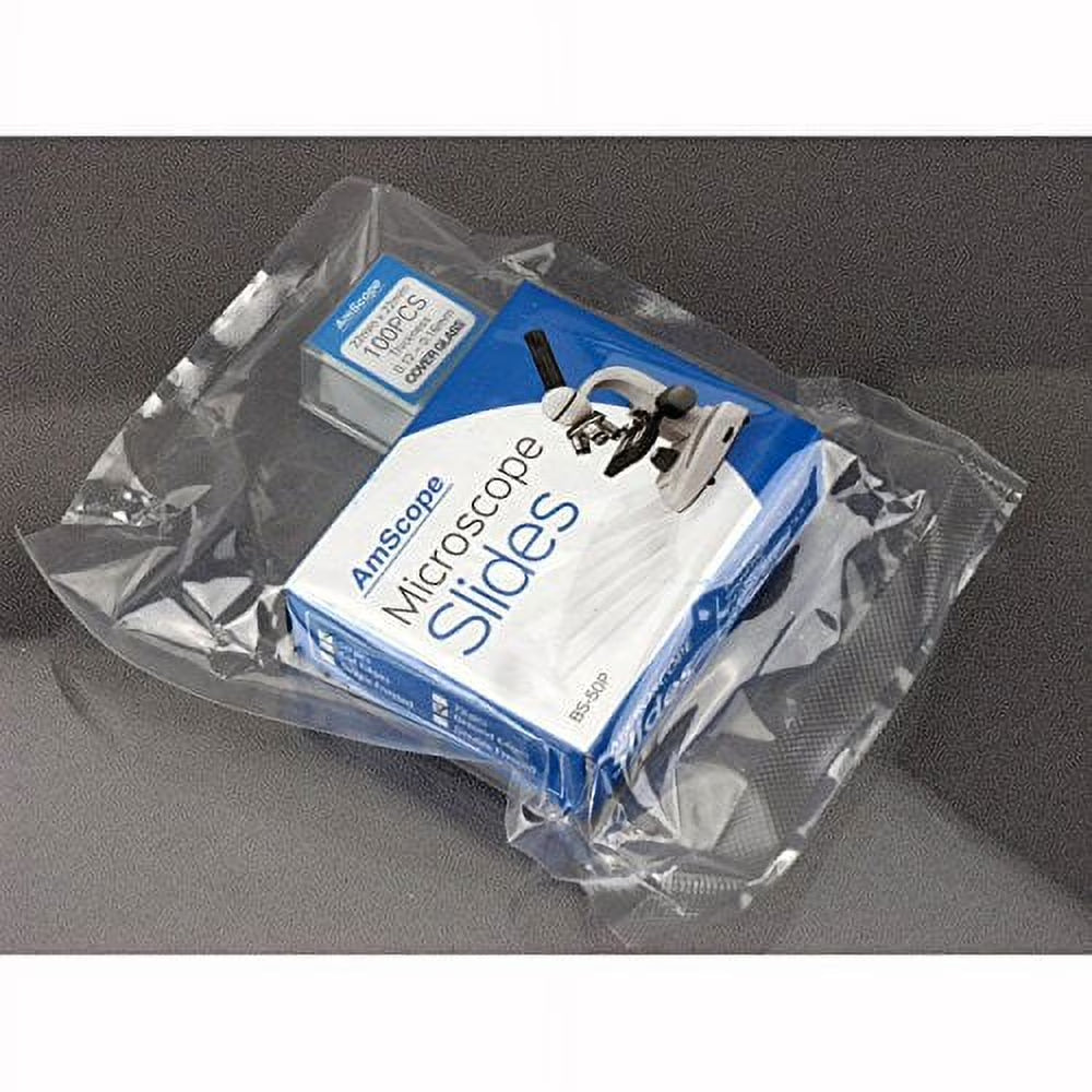 Amscope Microscope Slides, 100 Blank Slides with 100 Cover Glass