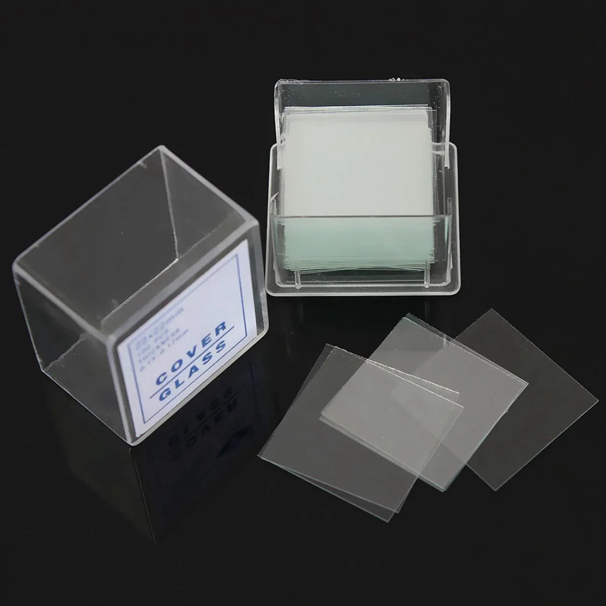 500Pcs Transparent Slides Coverslips Coverslides 22X22Mm for Microscope,500 Pcs 22 X 22Mm Microscope Cover Glass,Transparent