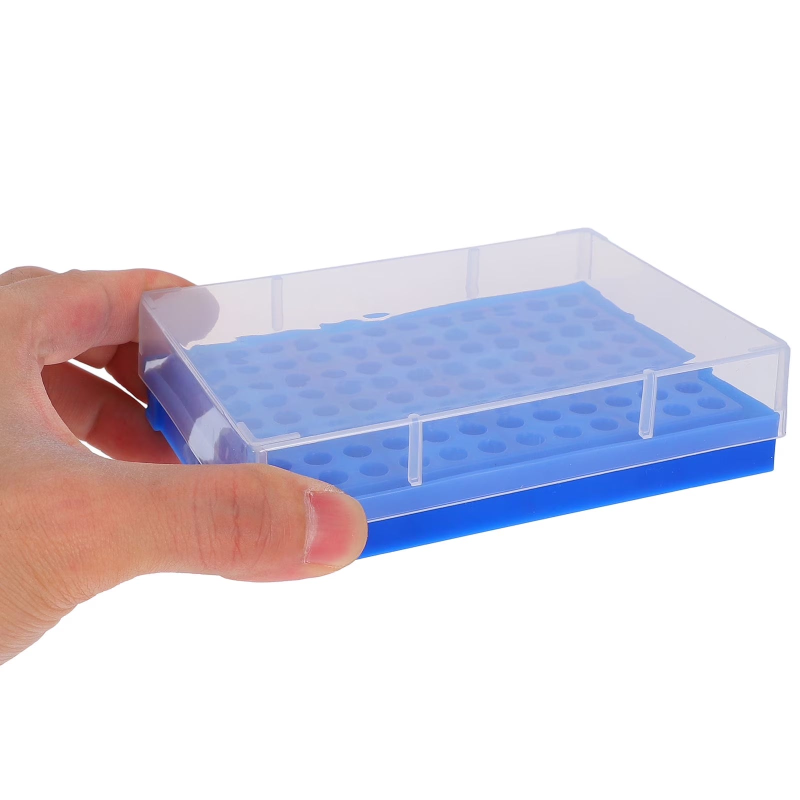 5Pcs Microcentrifuge Tube Rack 96-Well 0.2Ml Test Tube Holder Waterproof Tube Filling Trays Polypropylene Lab Tube Organizer for Laboratory and Chemistry Use