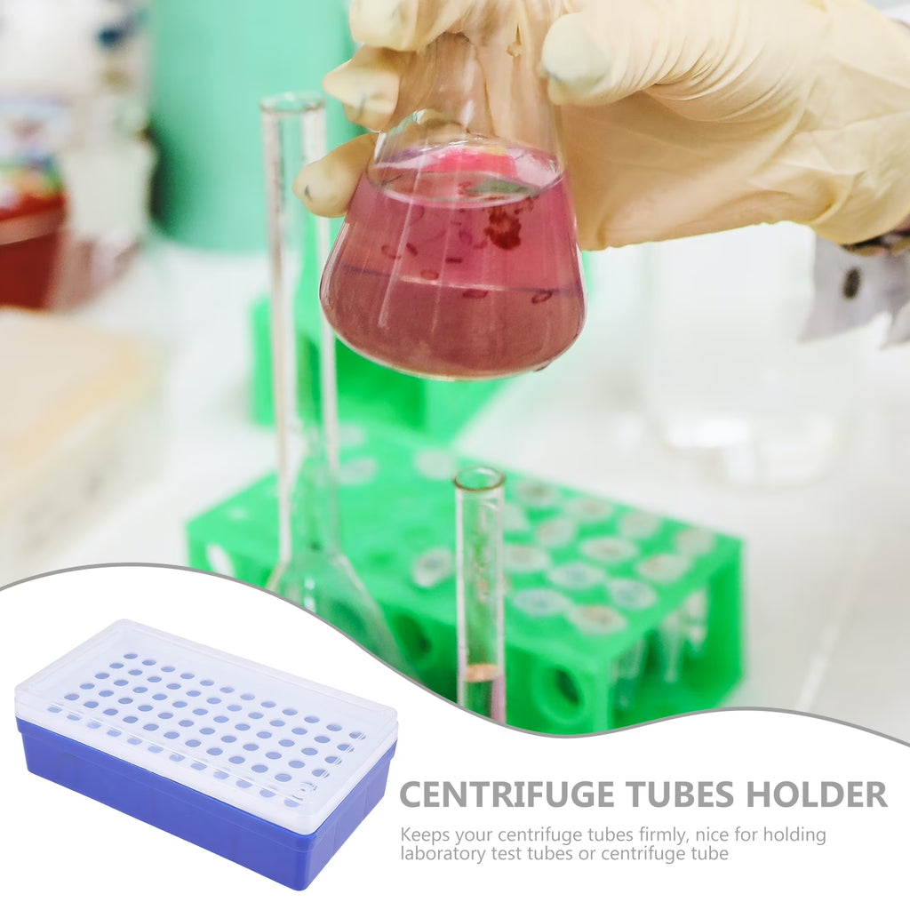 Laboratory Test Tube Rack Holder Pieces Plastic Lab Equipment Organizer