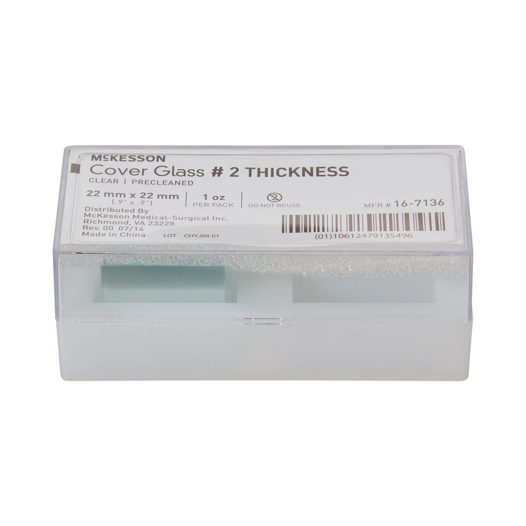 Microscope Cover Glass, No. 2 Thickness - 22 Mm X 22 Mm, 1 Ct