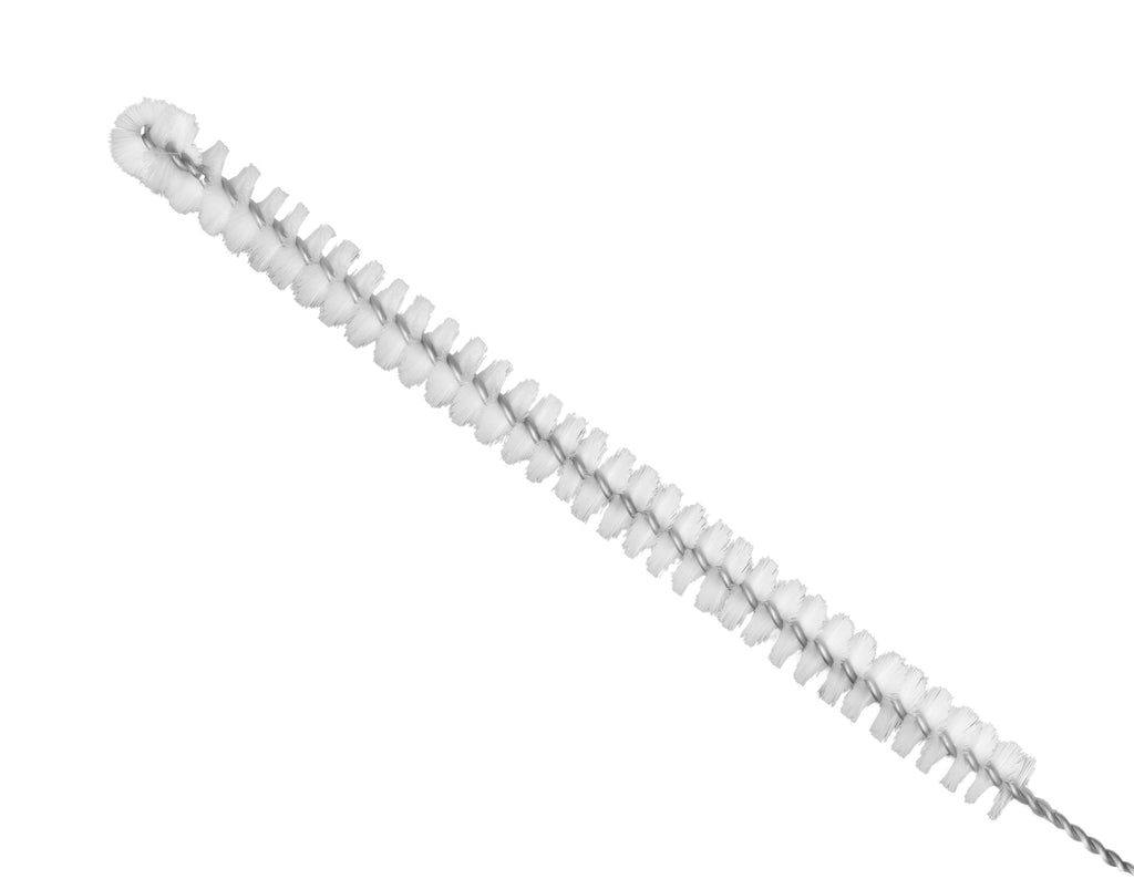 5PK Nylon Burette Cleaning Brushes, 23" - Twisted Stainless Steel Wire Handle - Ideal for 25Ml Burettes, Labware, Glassware, Tubes, Vents, Narrow Spaces -