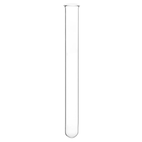 8Ml Heavy Wall Test Tubes with Beaded Rim - Pack of 100 - Borosilicate Glass, Durable Lab Glassware for Scientific Research and Experiments