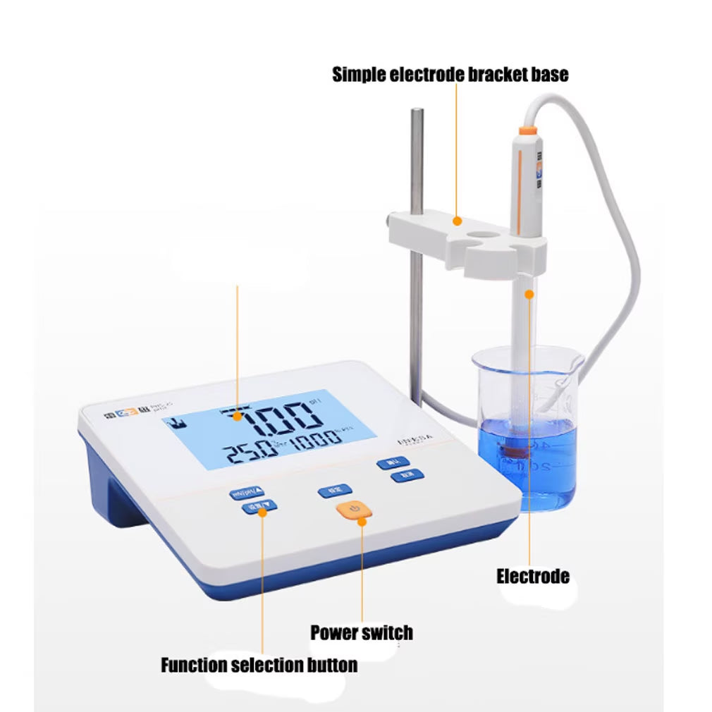 PHS-25 Digital Ph Meter for Laboratory Use | Manual Temperature Compensation | Accurate Acidity Measurement