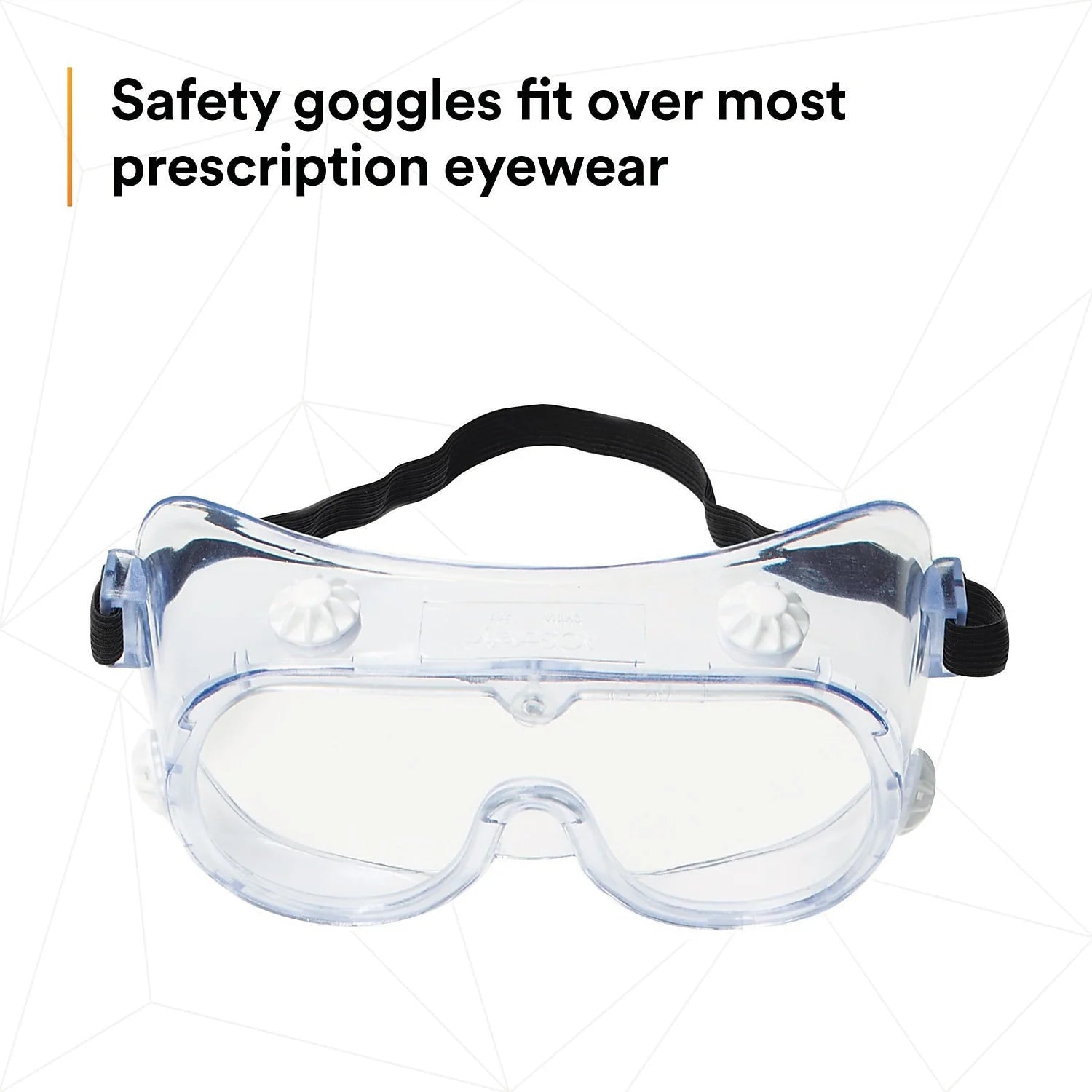 334 Splash Safety Goggles 40660-00000-10, Clear Lens,