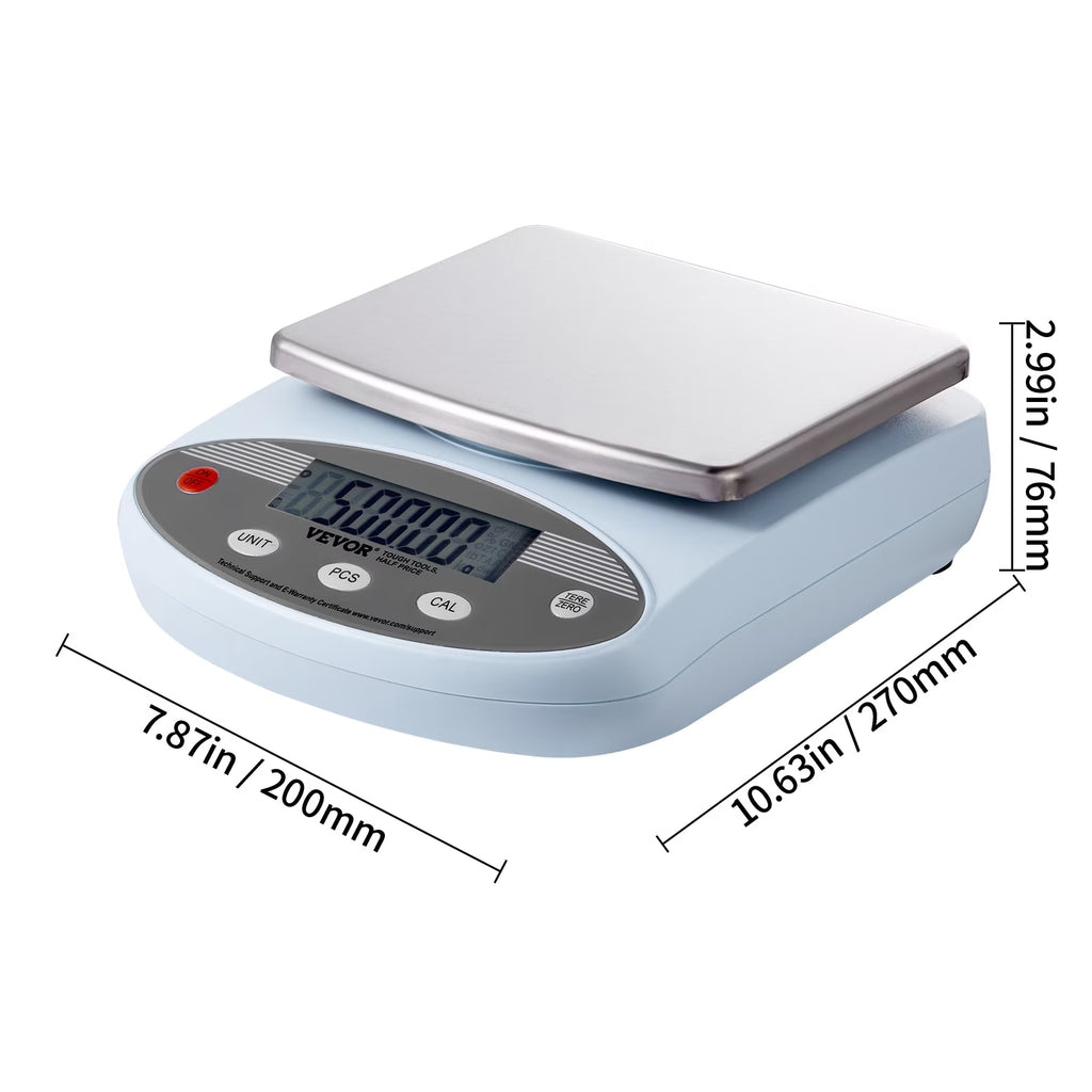 Analytical Balance, 3000G X 0.01G Accuracy High Precision Lab Scale, 13 Units Conversion Electronic Scientific Laboratory Scale, LCD Display Digital Jewelry Weighing Scale for Lab, Jewelry