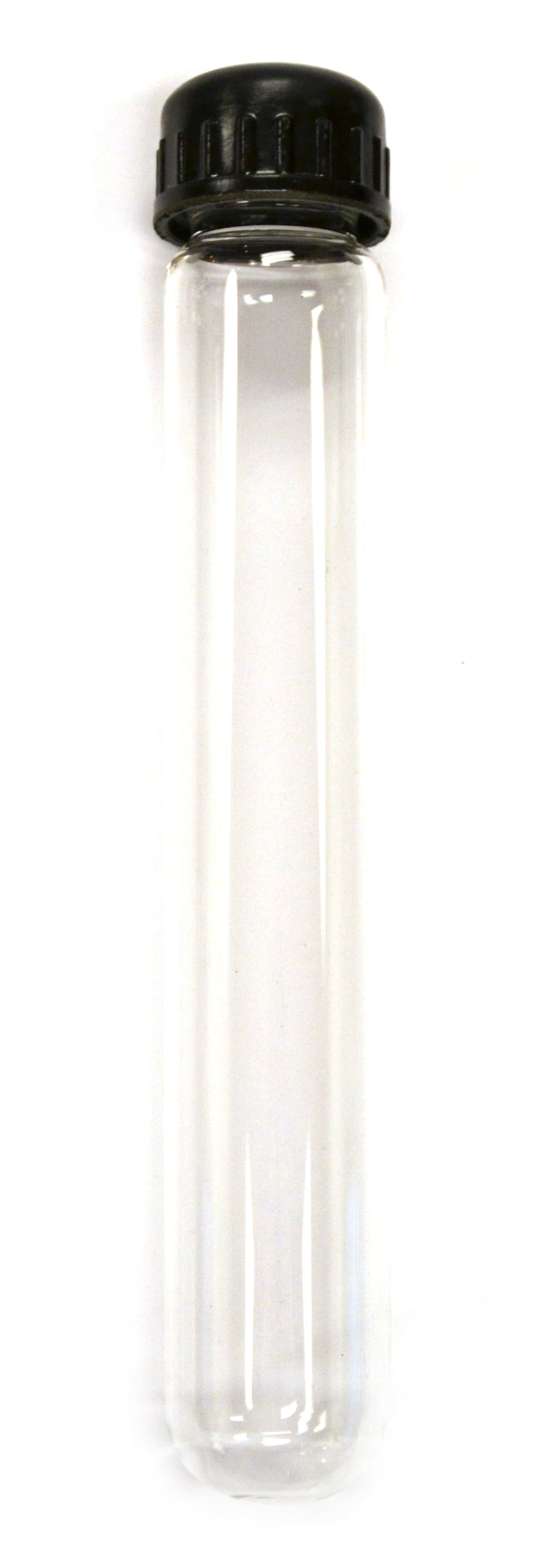 Premium Borosilicate Test Tubes with Rubber Screw Caps - 50 mL Culture Tubes (Pack of 12)