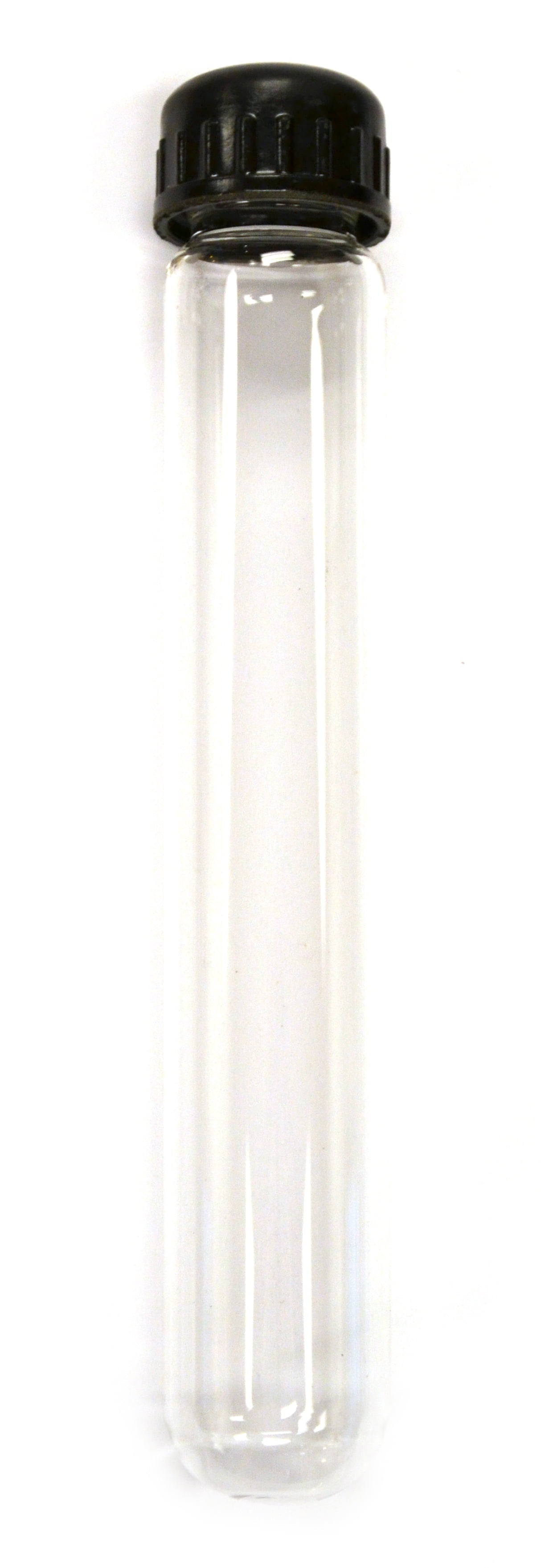 Premium Borosilicate Test Tubes with Rubber Screw Caps - 50 mL Culture Tubes (Pack of 12)