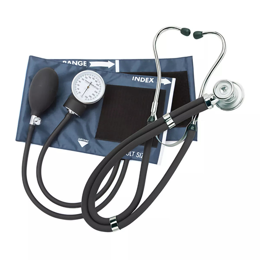 Mckesson Size 11 Reusable Blood Pressure Monitor and Stethoscope Set – Complete Diagnostic Kit for Adults