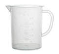 Measuring Jug, 250Ml - Polypropylene Plastic - Raised Graduations - Chemical Resistant, Autoclavable - Handle for Convenient Lifting -