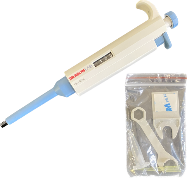 Adjustable Mechanical Pipettor 10-100µL