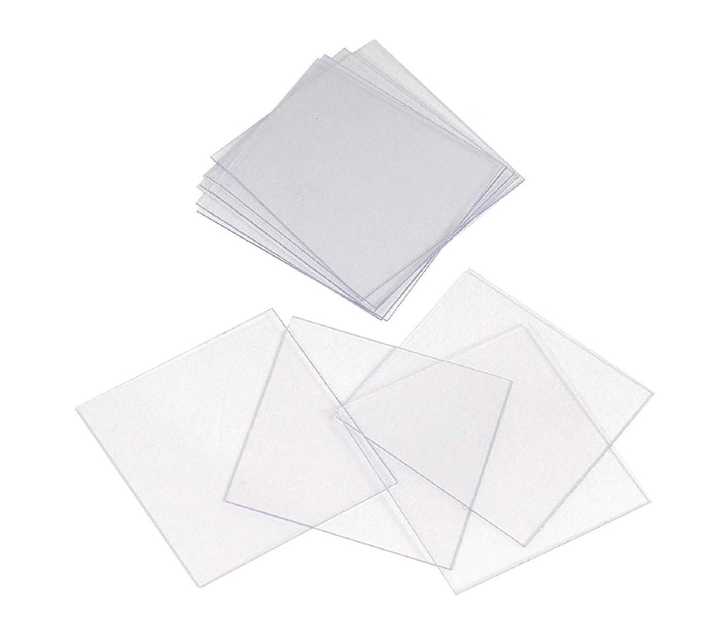 - Square Glass Microscope Cover Slips, 22Mm X 22Mm Cover Slides - Pack of 100 - CS-S22-100