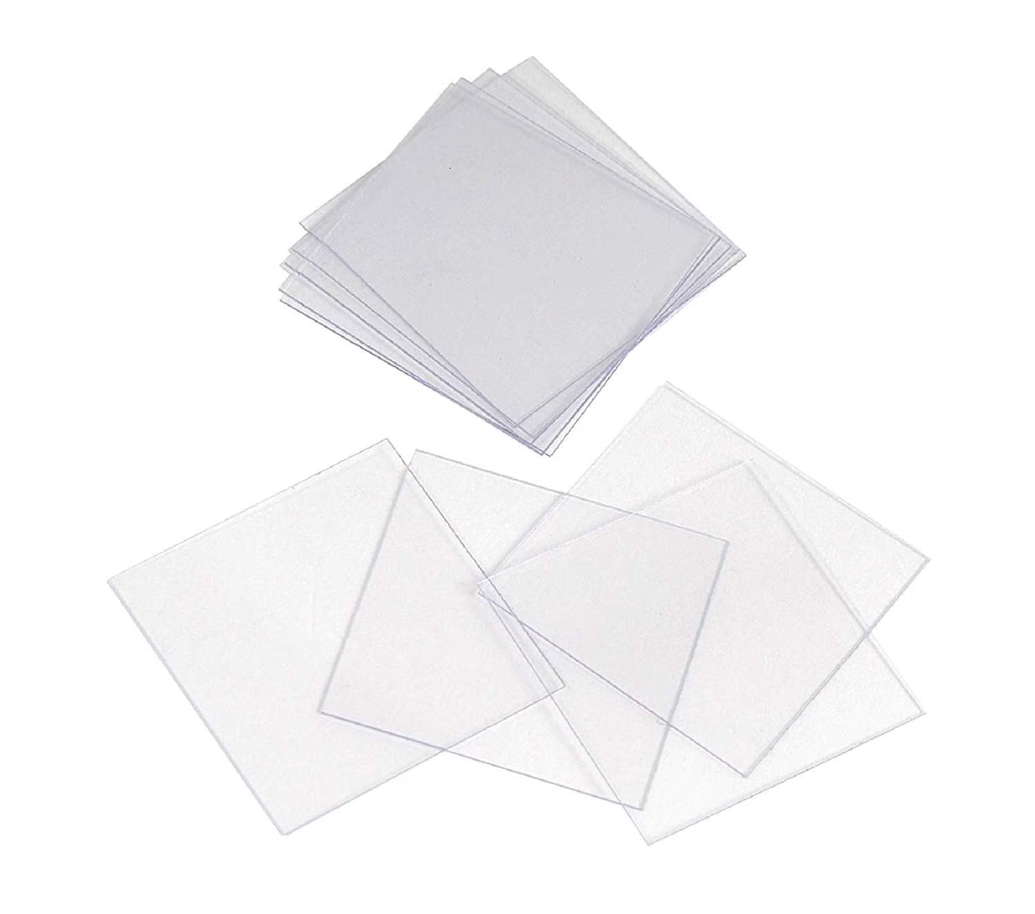 - Square Glass Microscope Cover Slips, 22Mm X 22Mm Cover Slides - Pack of 100 - CS-S22-100