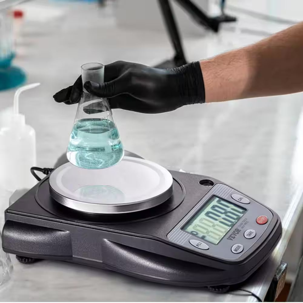 Analytical Balance, 600G X 0.01G Accuracy High Precision LCD Food Scale, 6 Units Conversion Electronic Scientific Scale