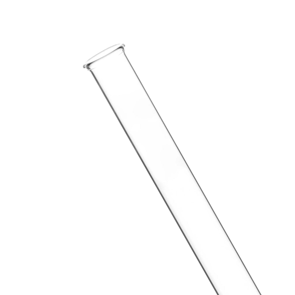 8Ml Heavy Wall Test Tubes with Beaded Rim - Pack of 100 - Borosilicate Glass, Durable Lab Glassware for Scientific Research and Experiments