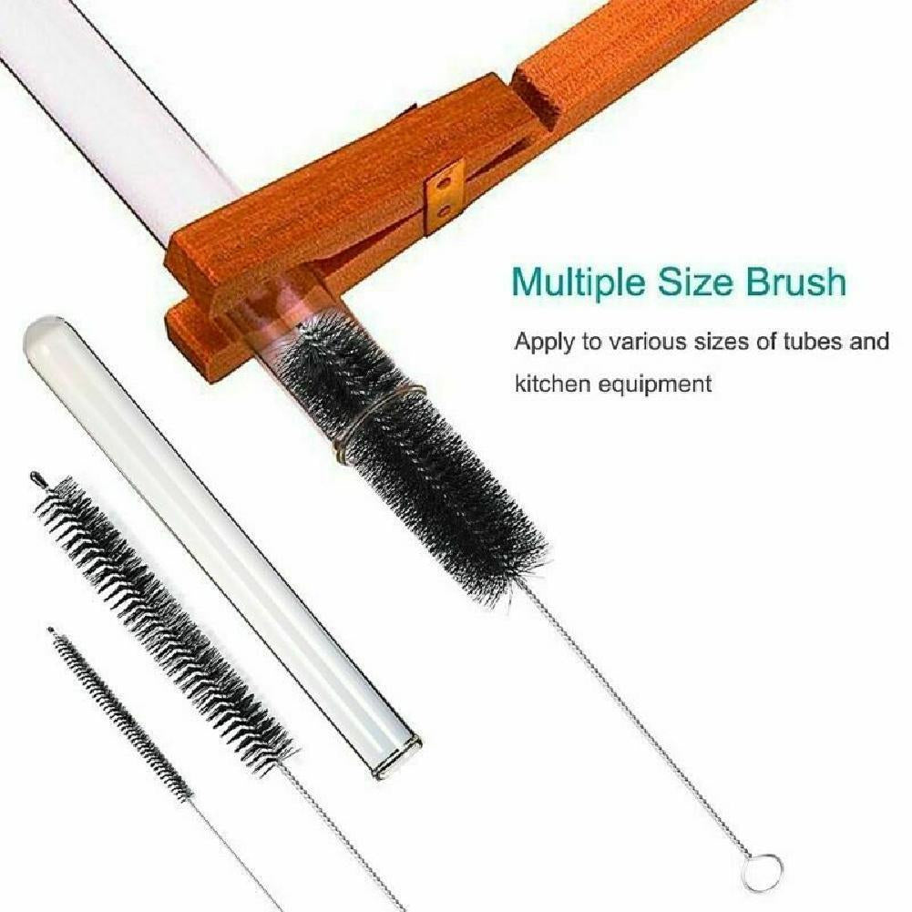 10X Lab Brush for Pipe Cleaner, Test Tube, Glassware, Bottle, Tubing Fluval