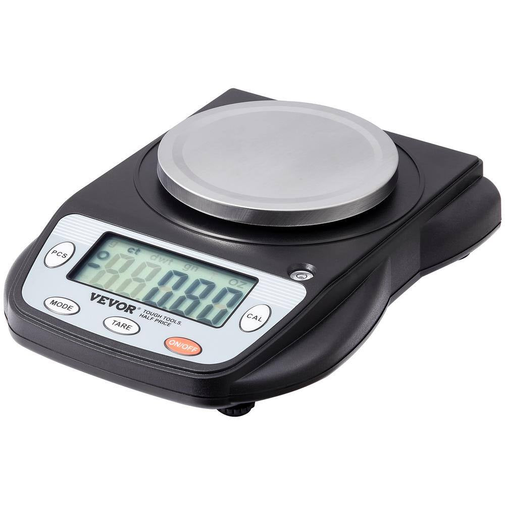 Analytical Balance, 600G X 0.01G Accuracy High Precision LCD Food Scale, 6 Units Conversion Electronic Scientific Scale