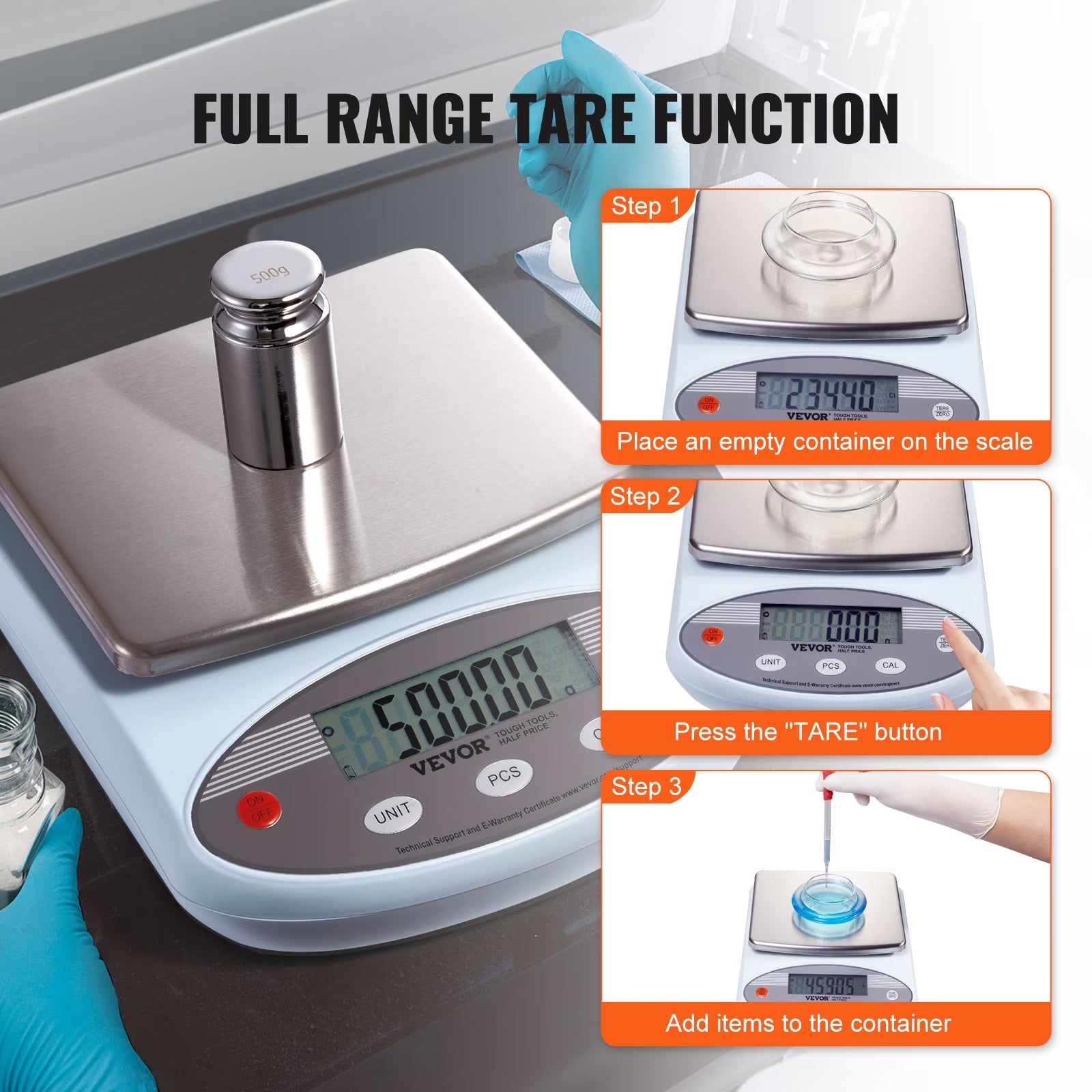 Analytical Balance, 3000G X 0.01G Accuracy High Precision Lab Scale, 13 Units Conversion Electronic Scientific Laboratory Scale, LCD Display Digital Jewelry Weighing Scale for Lab, Jewelry