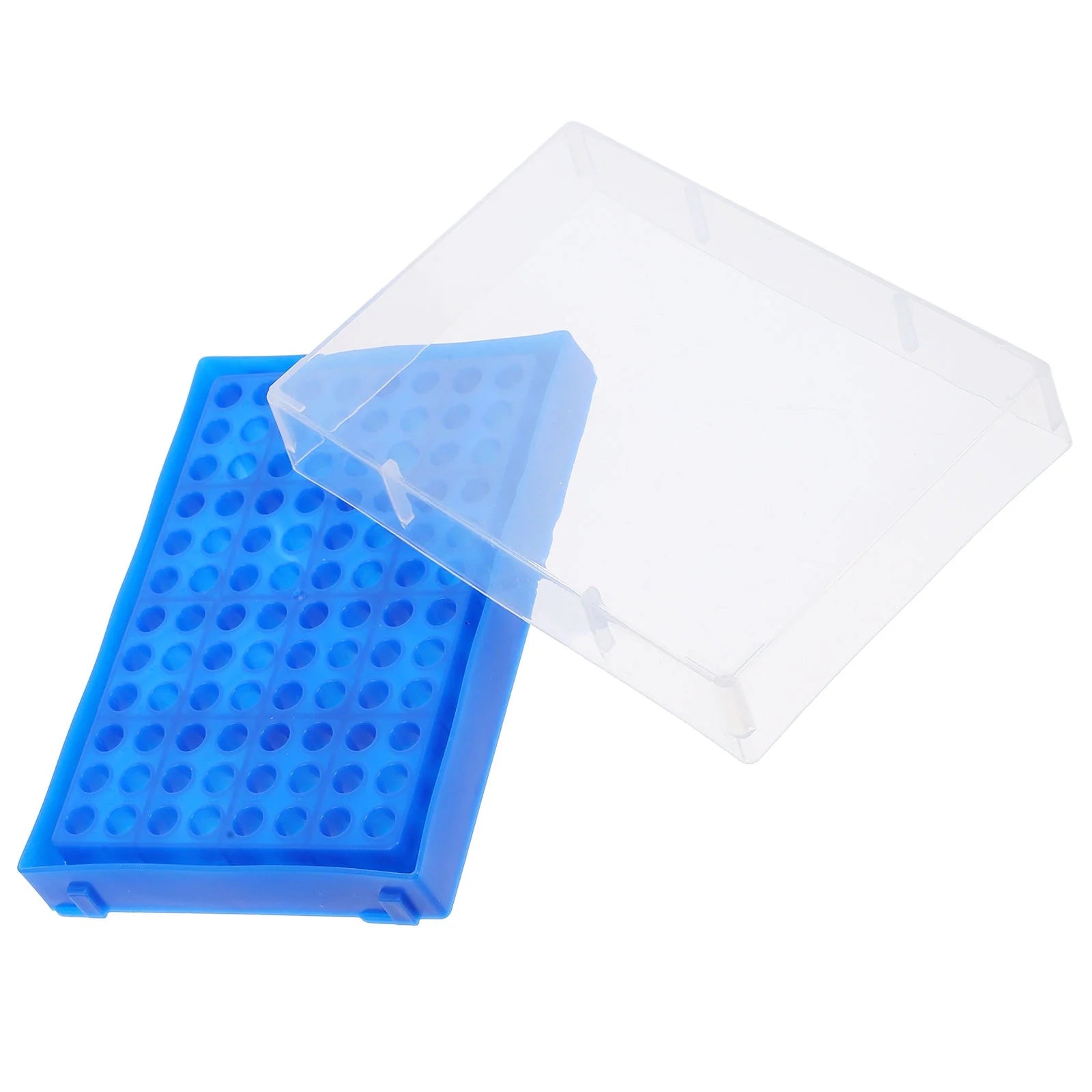 5Pcs Microcentrifuge Tube Rack 96-Well 0.2Ml Test Tube Holder Waterproof Tube Filling Trays Polypropylene Lab Tube Organizer for Laboratory and Chemistry Use