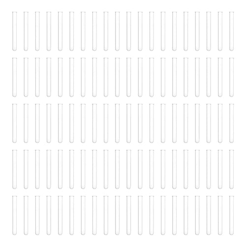 8Ml Heavy Wall Test Tubes with Beaded Rim - Pack of 100 - Borosilicate Glass, Durable Lab Glassware for Scientific Research and Experiments