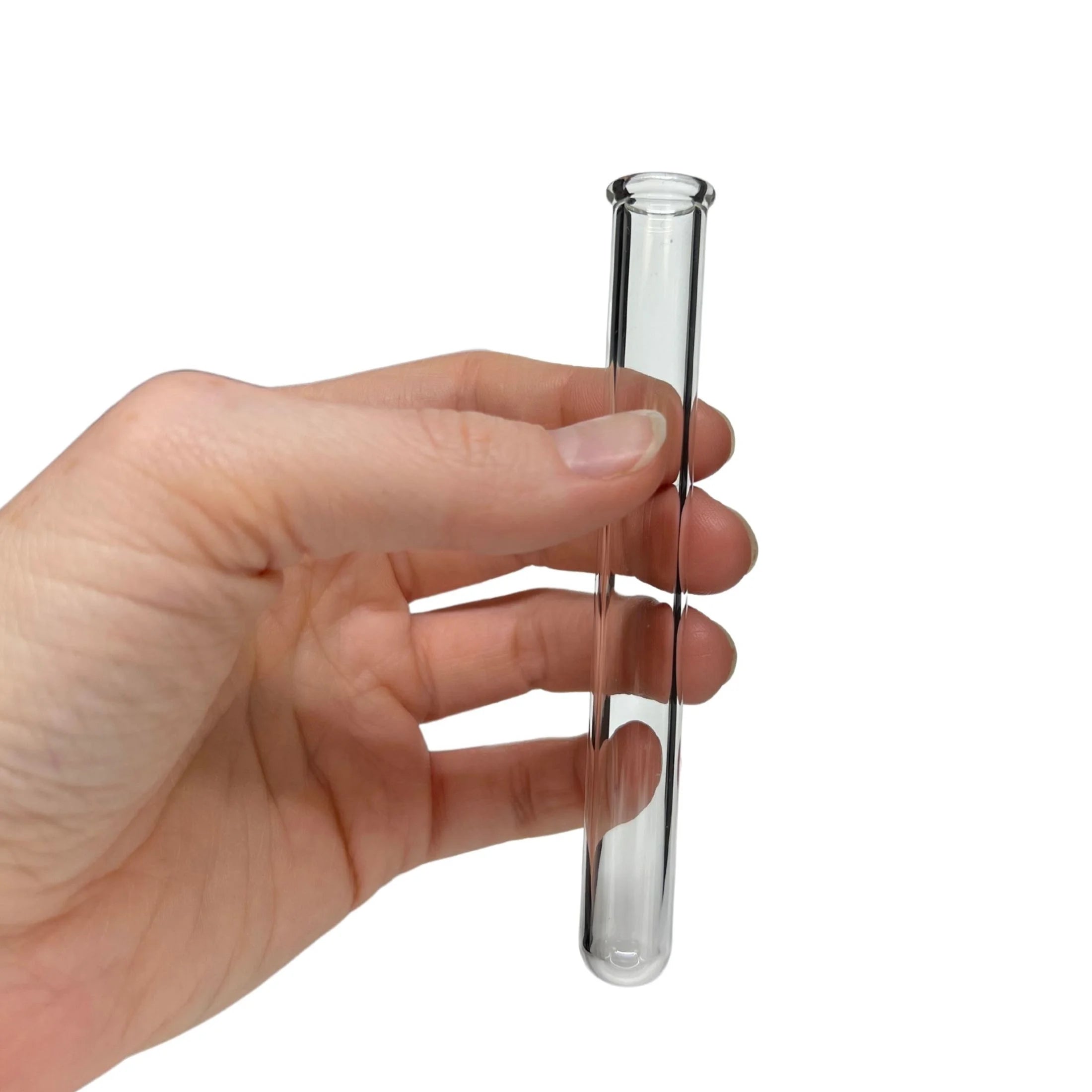 8Ml Heavy Wall Test Tubes with Beaded Rim - Pack of 100 - Borosilicate Glass, Durable Lab Glassware for Scientific Research and Experiments